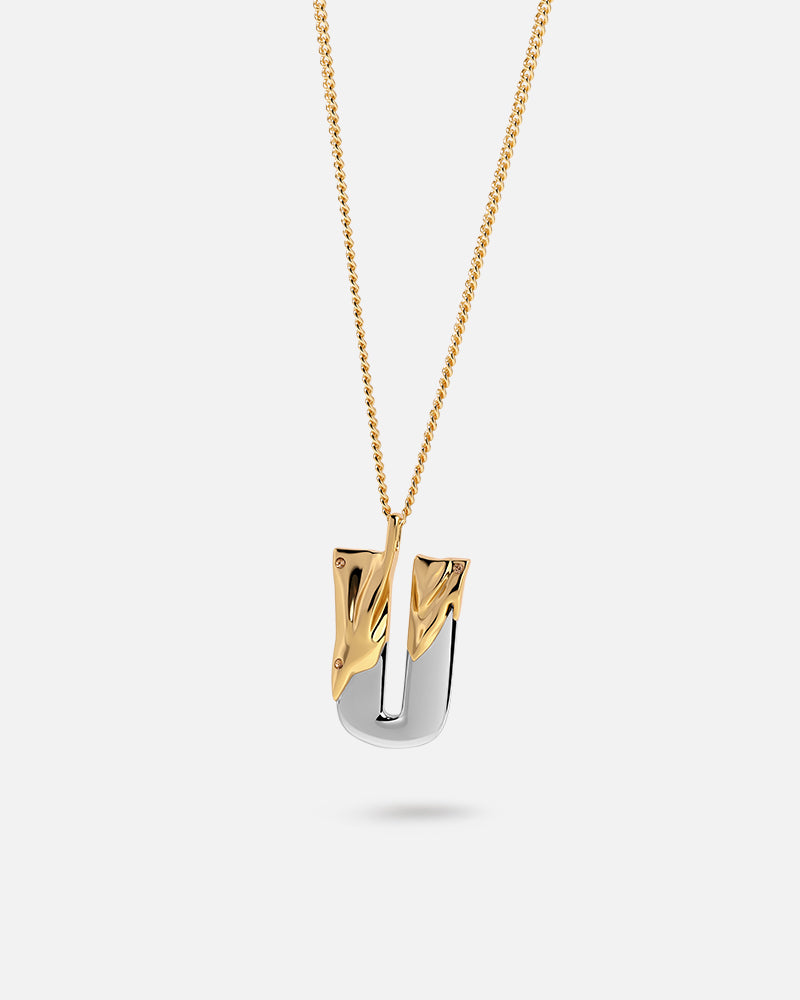 Letter E Necklace  Basique® Jewelry