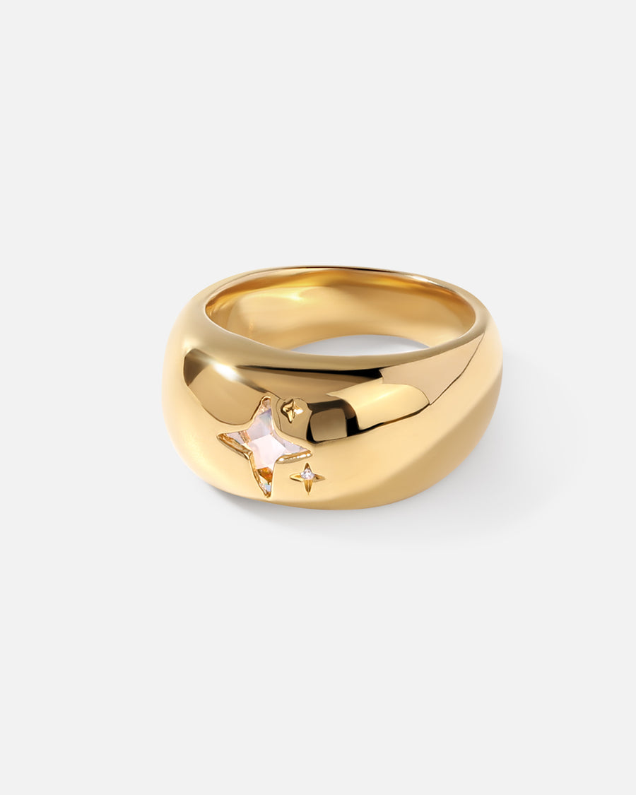 Bold Dome Star Ring