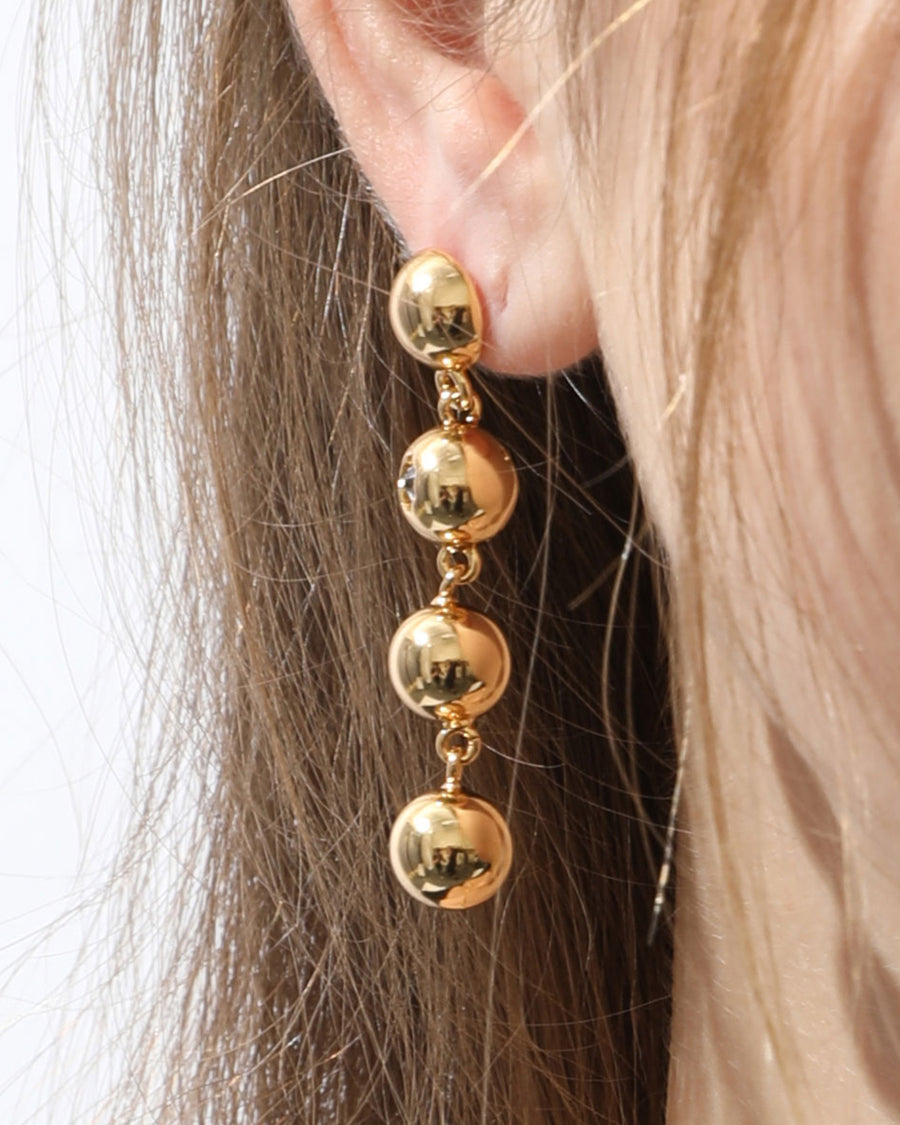 Vintage Crystal Bead Drop Earrings – erinknightdesigns