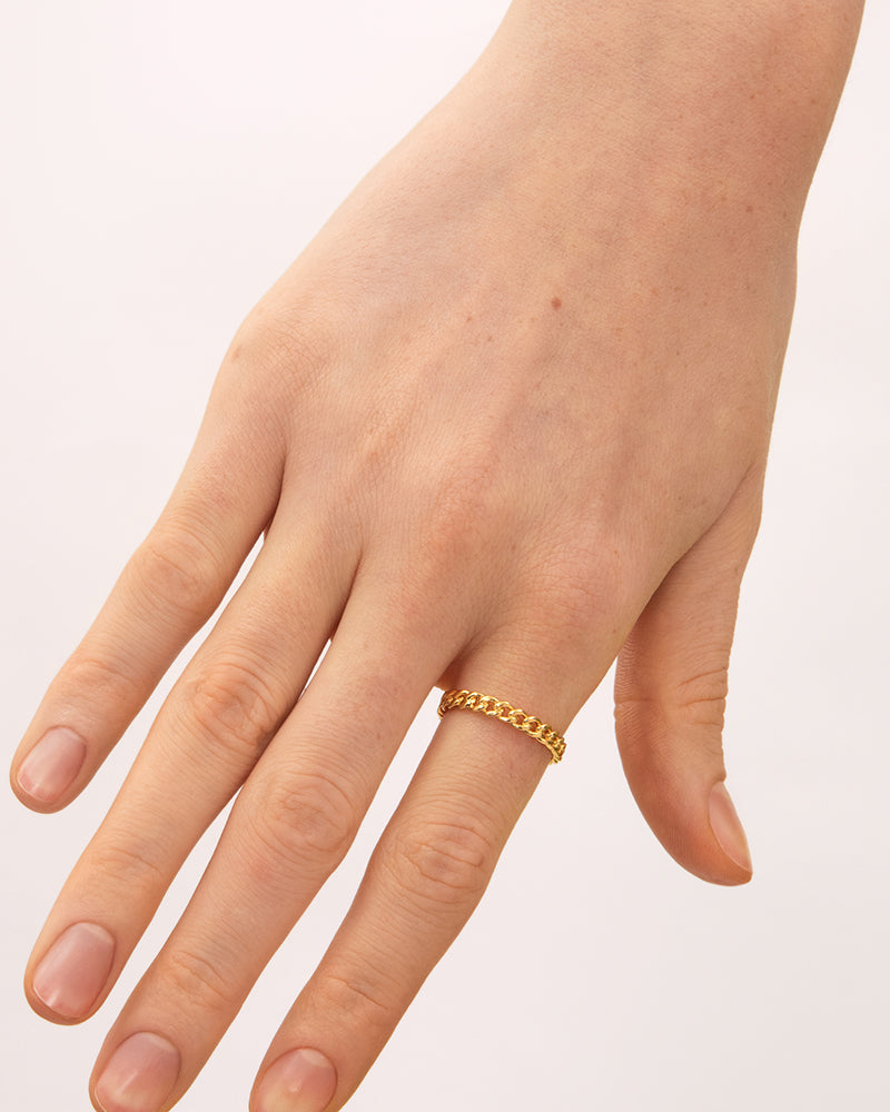 Engravable Chain Link Ring