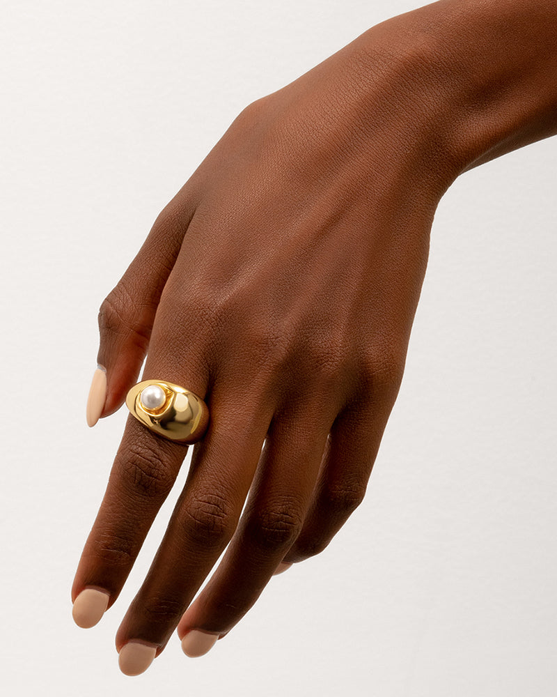 Pearl Domed Ring
