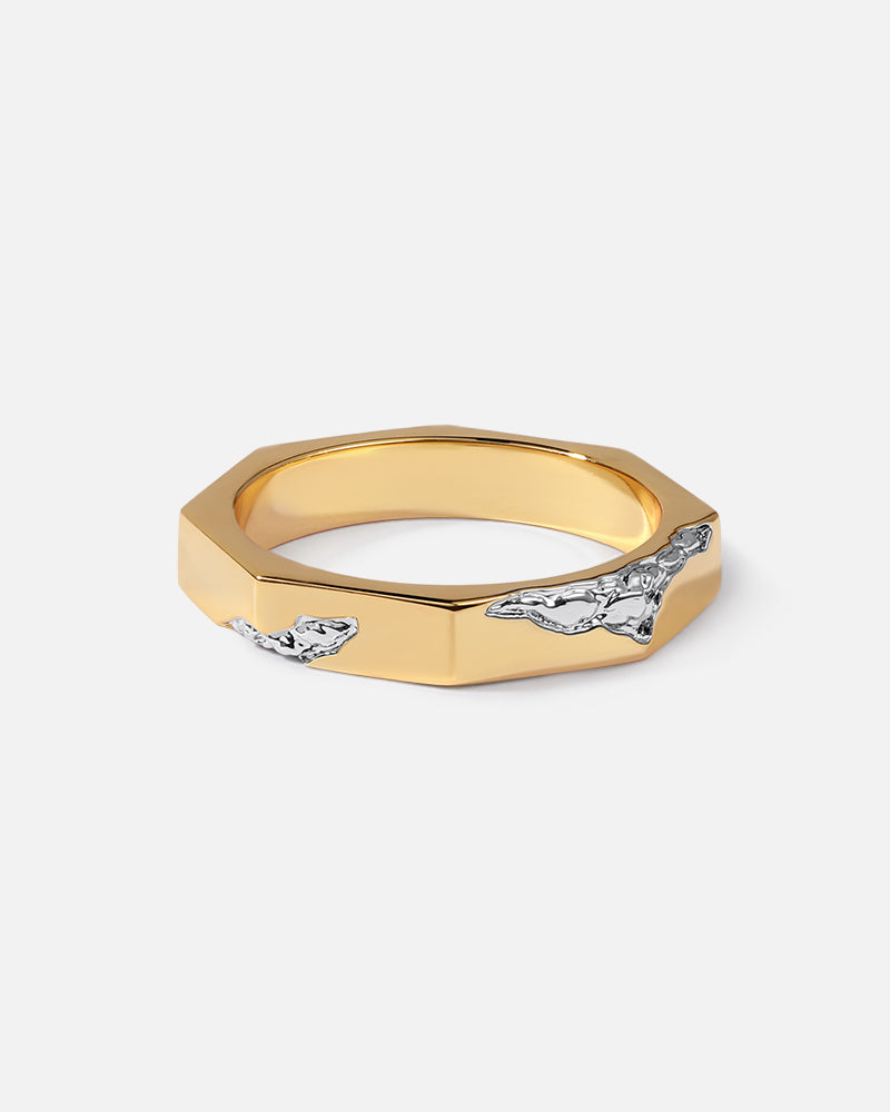 Eroded Octagon Stackable Ring*Freebie With $109 Orders