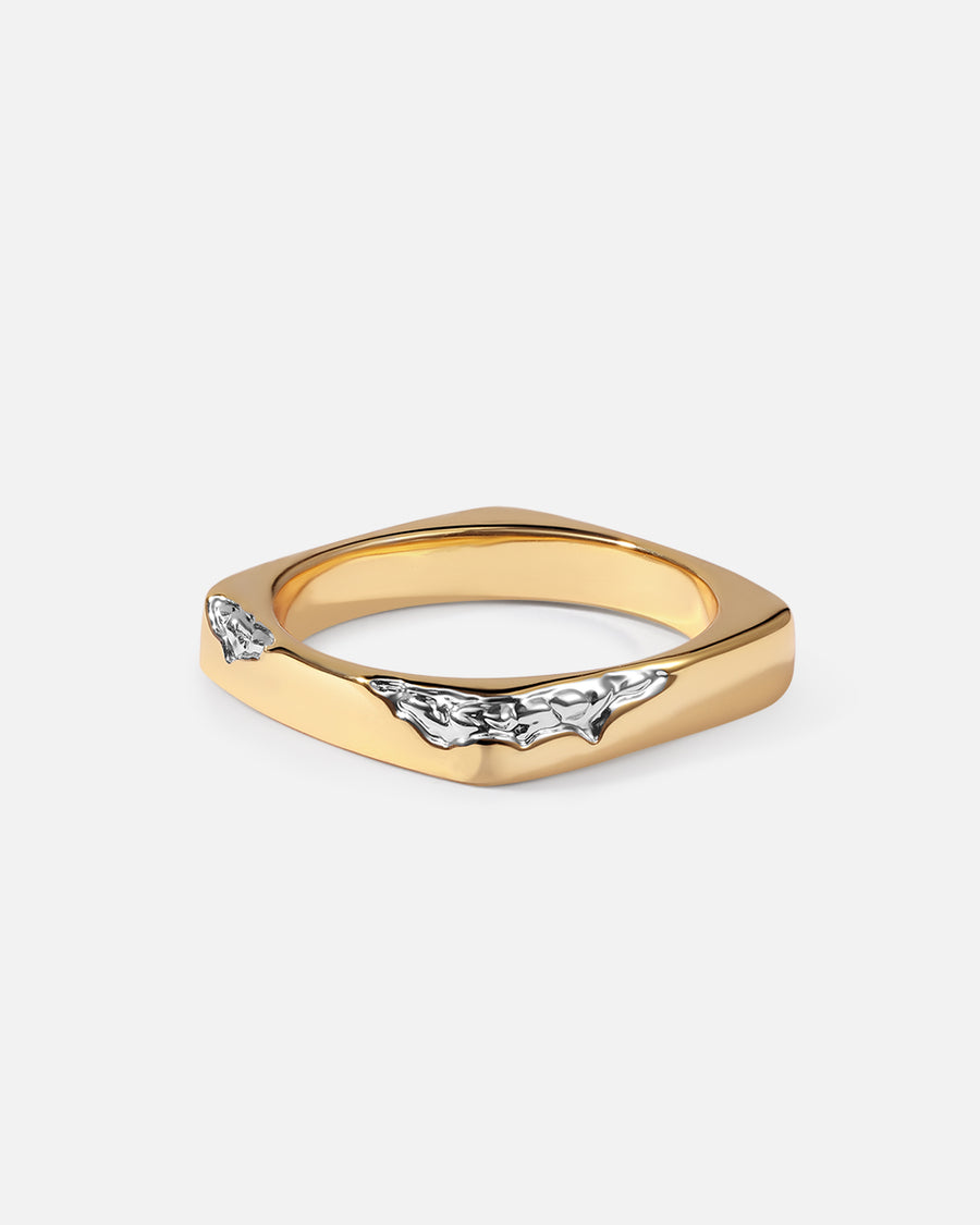 Eroded Square Stackable Ring*Freebie With $109 Orders
