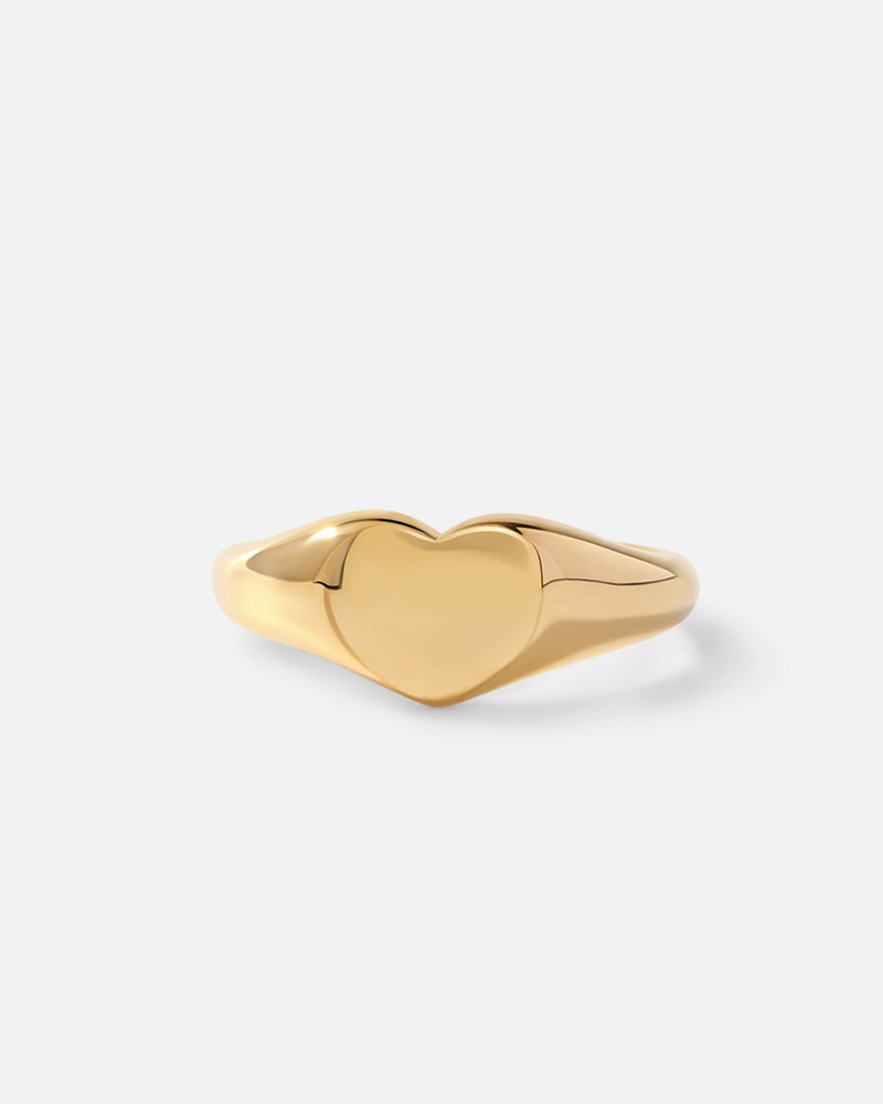 Heart Pinky Signet Ring*Freebie With $109 Orders