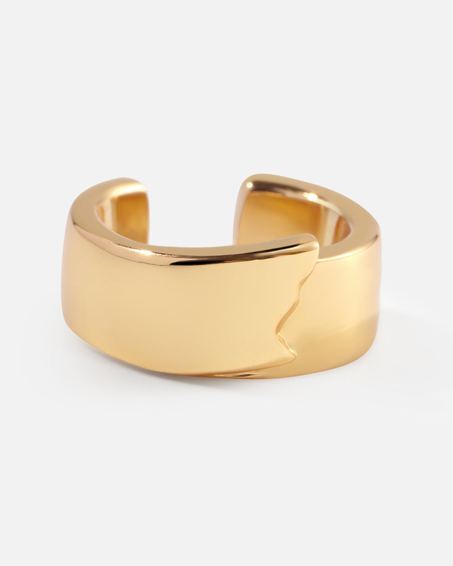 Ripped Tape Cuff Earring in Gold*18k Gold Plated