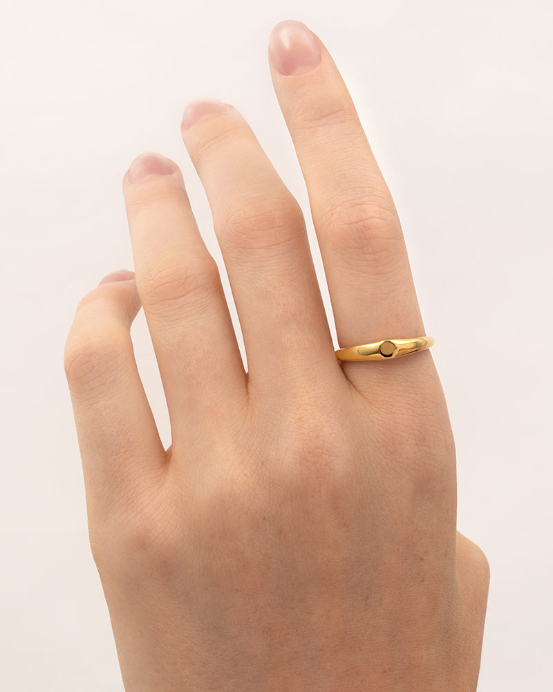 Round Pinky Signet Ring*Freebie With $109 Orders