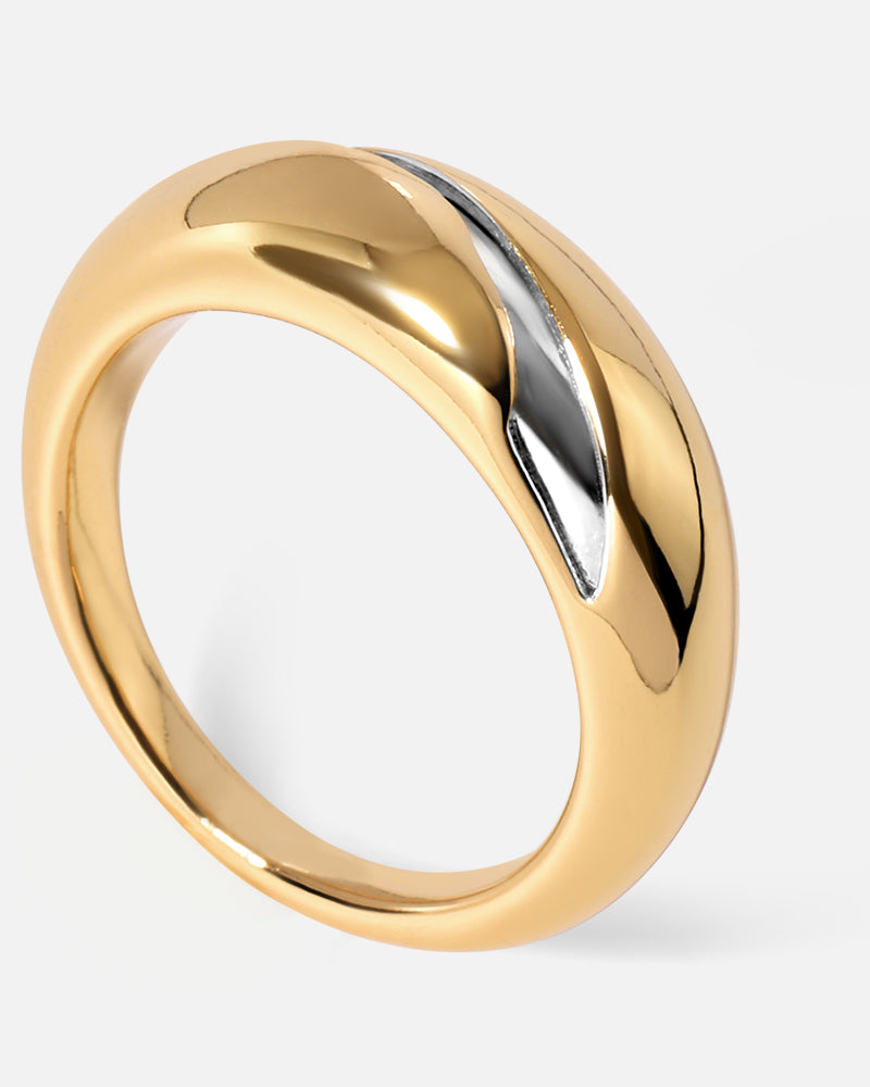 Domed Ring with A Slit