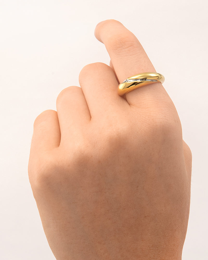Domed Ring with A Slit
