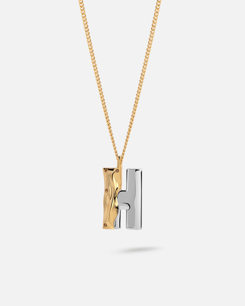 H Initial necklace