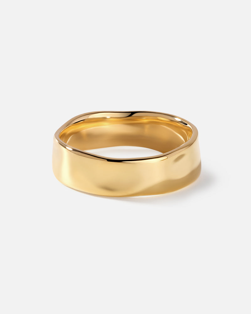 Wavy Band Ring*Freebie With $109 Orders