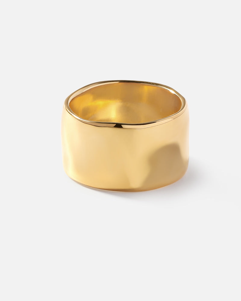 Wavy Wide Band Ring
