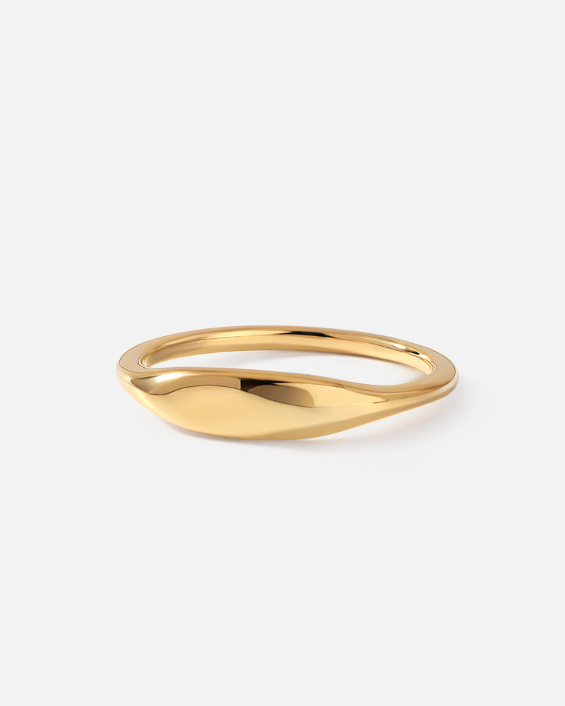 Wide Band Ring Set of 3 in Two-tone